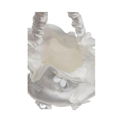 Self-Portrait Kids Floral-Applique Satin Shoulder Bag