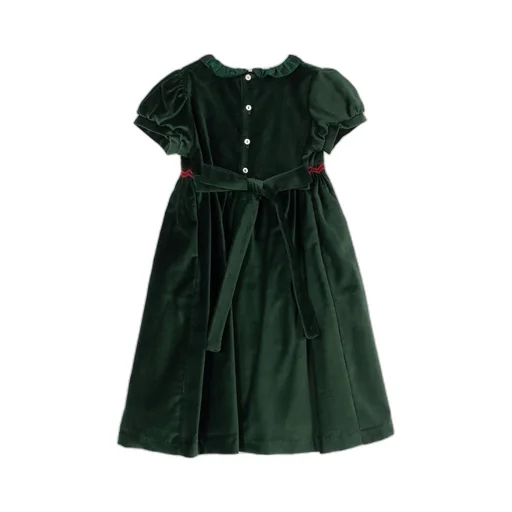 Siola Puff-Sleeved Crewneck Dress
