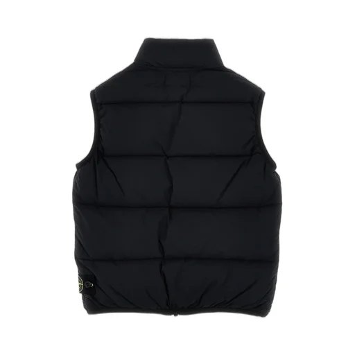Stone Island Junior Compass-Badge Zipped Padded Gilet