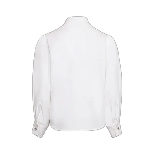 Simonetta Gathered Long-Sleeved Blouse