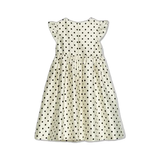Self-Portrait Kids Polka Dot Taffeta Dress