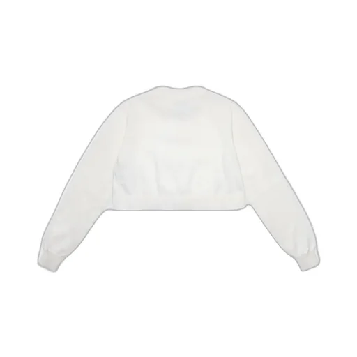 Simonetta Bow-Detailed Round-Neck Cropped Cardigan