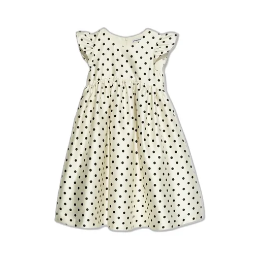 Self-Portrait Kids Polka Dot Taffeta Dress