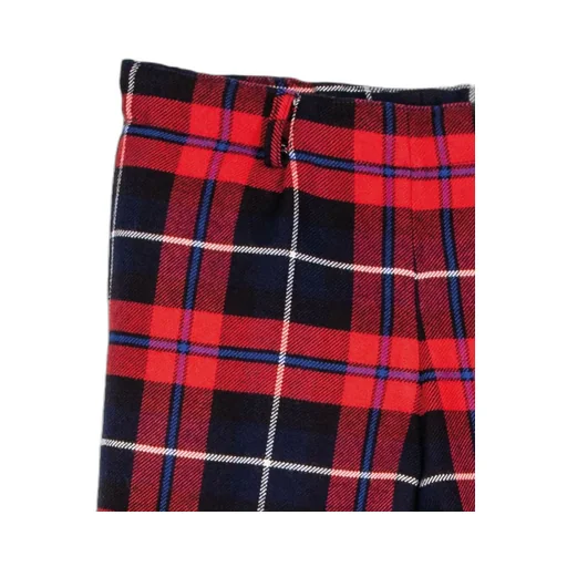 Siola Elasticated Waistband Checked Trousers