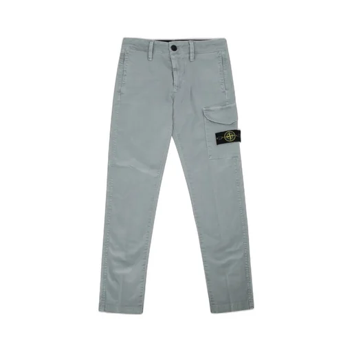 Stone Island Junior Logo Patch Straight-Leg Trousers