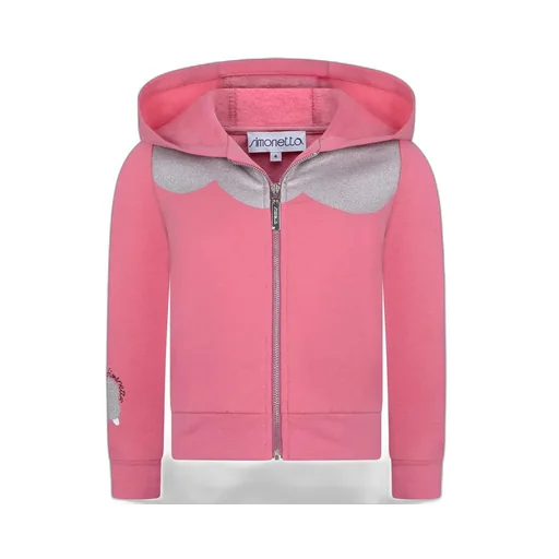 Simonetta Sheep Printed Zipped Hoodie