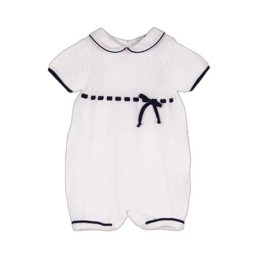 Siola Short-Sleeved Knitted Romper