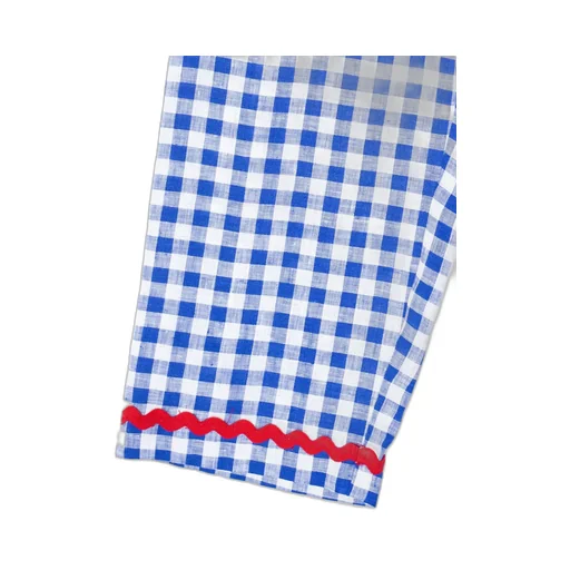 Siola Elasticated Waistband Checked Trousers