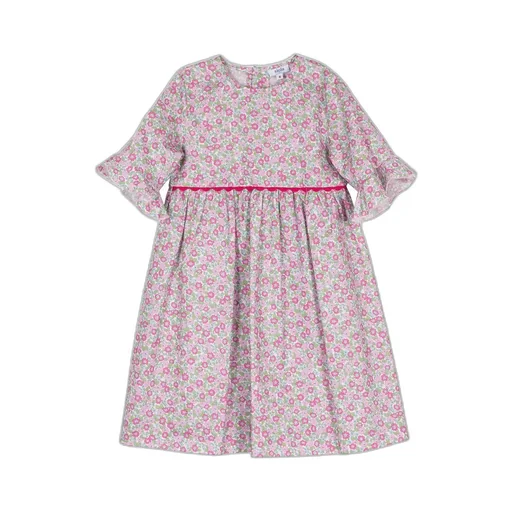 Siola Flora-Printed Short-Sleeved Dress