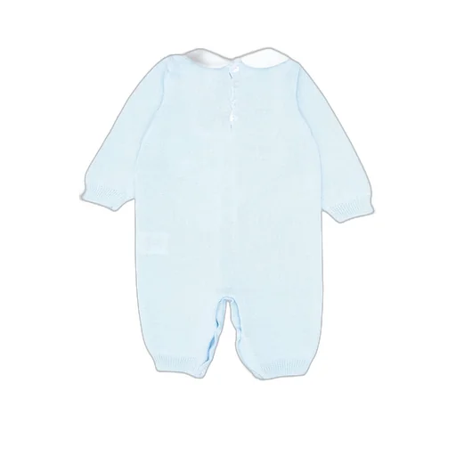 Siola Long-Sleeved Embroidered Knitted Onesie