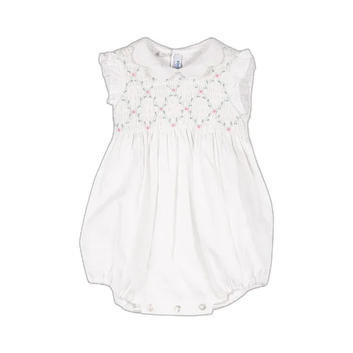 Siola Floral Embroidered Ruffled Dress