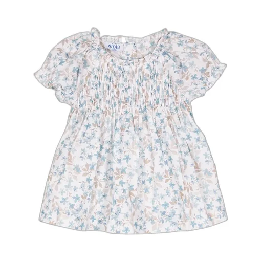 Siola Floral-Printed Puff-Sleeved Blouse