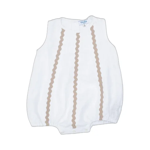 Siola Crewneck Buttoned Romper