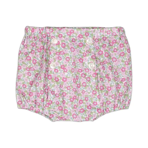 Siola Button Detailed Floral Printed Culottes