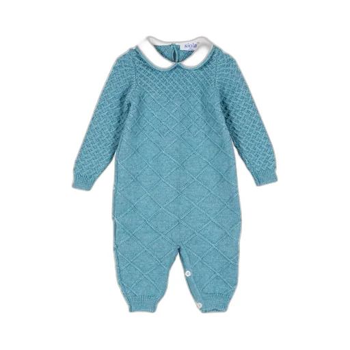 Siola Long-Sleeved Knitted Onesie