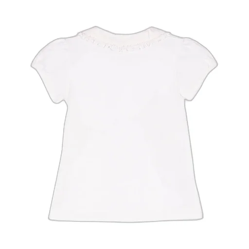 Siola Puff-Sleeved Ruffle-Detailed Polo Shirt