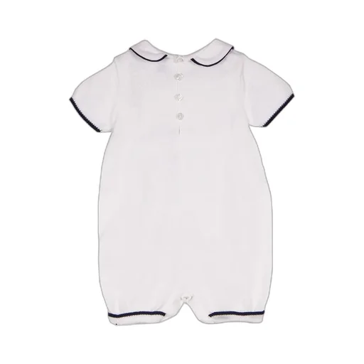 Siola Short-Sleeved Knitted Romper