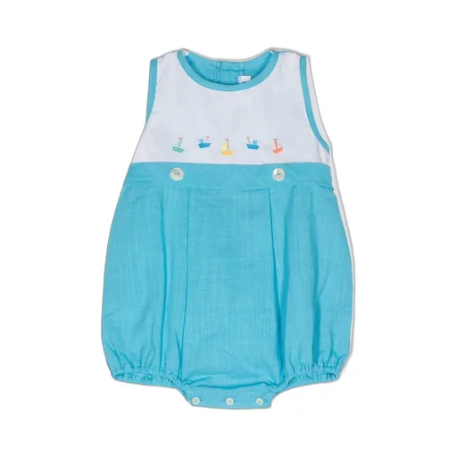 Siola Embroidered Sleeveless Romper
