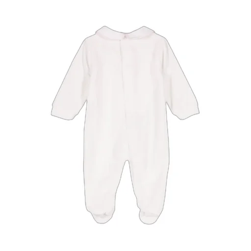 Siola Long-Sleeved Bow-Embroidered Onesie