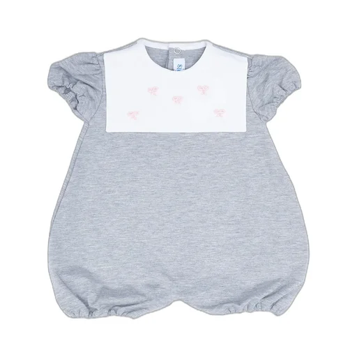 Siola Embroidered Crewneck Romper
