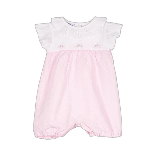 Siola Short-Sleeved Crewneck Romper