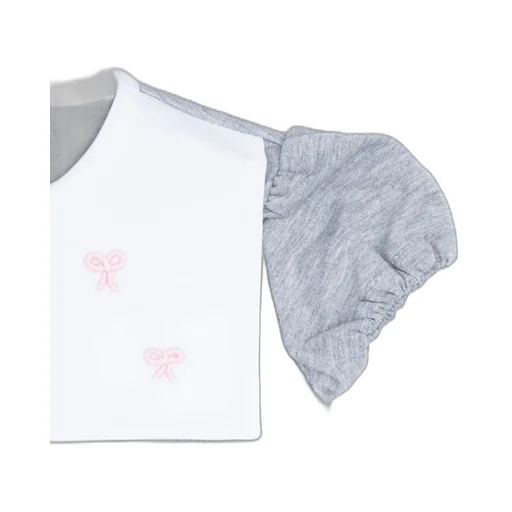 Siola Embroidered Crewneck Romper