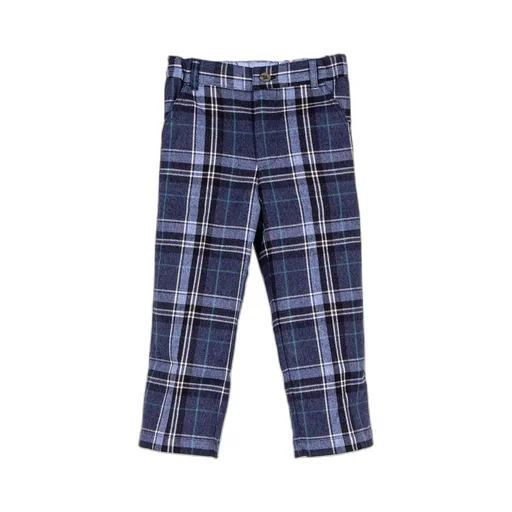 Siola Elasticated Waistband Checked Trousers