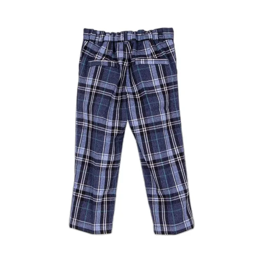 Siola Elasticated Waistband Checked Trousers