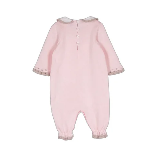 Siola Bow Detailed Long-Sleeved Onesie