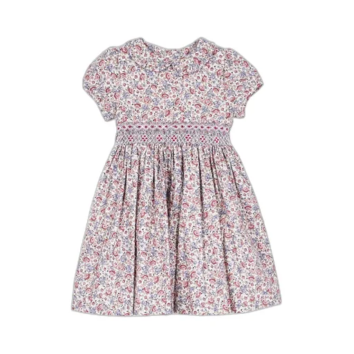 Siola Floral-Printed Puff-Sleeved Dress