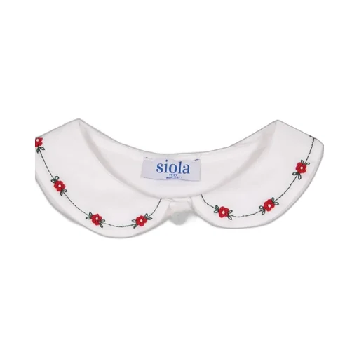 Siola Floral-Embroidered Long-Sleeved Polo Shirt