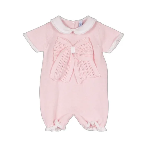 Siola Bow Detailed Short-Sleeved Romper