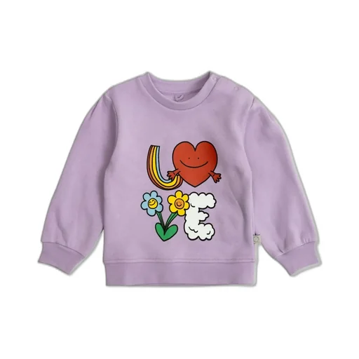 Stella Mccartney Kids Graphic Patterned Crewneck Sweatshirt