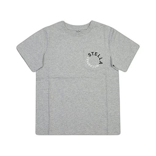 Stella Mccartney Kids Logo Printed Crewneck T-Shirt