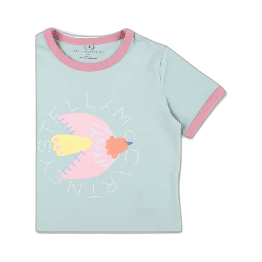 Stella Mccartney Kids Pattern-Printed Crewneck T-Shirt