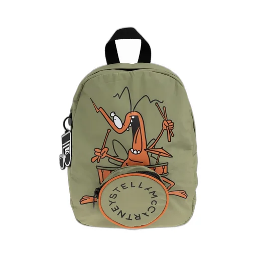 Stella Mccartney Kids Graphic Printed Zipped Backpack