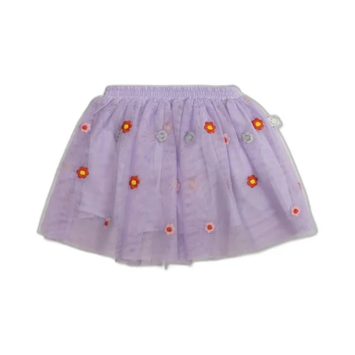 Stella Mccartney Kids Floral Embroidered Skirt