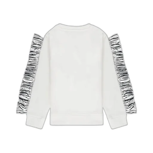Stella Mccartney Kids Fringed Star Crewneck Sweatshirt