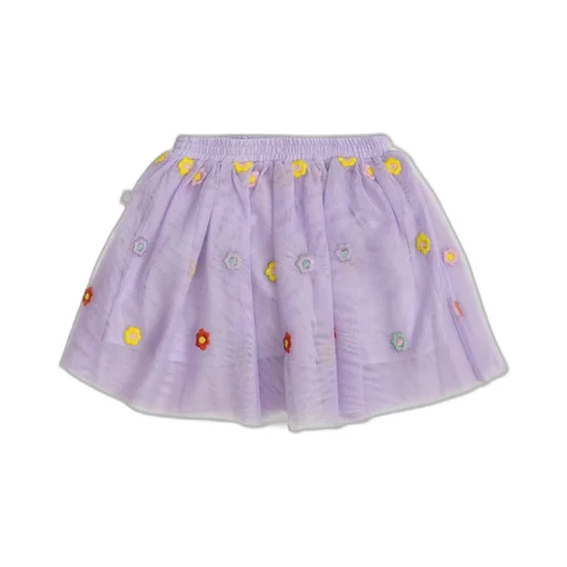 Stella Mccartney Kids Floral Embroidered Skirt