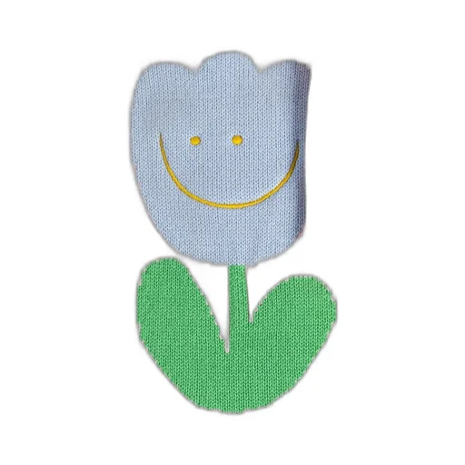 Stella Mccartney Kids Floral Intarsia Knit Blanket