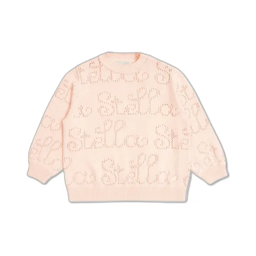 Stella Mccartney Kids Openwork Knitted Jumper