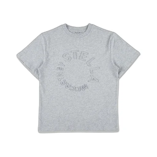 Stella Mccartney Kids Logo-Embossed Crew Neck T-Shirt