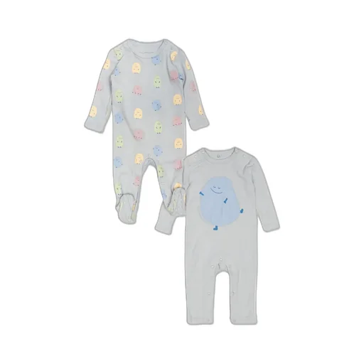 Stella Mccartney Kids Graphic Printed Two-Pack Sleepsuits