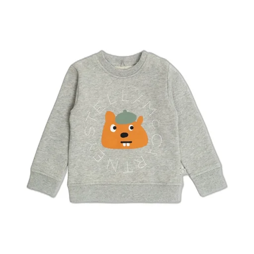 Stella Mccartney Kids Animal Patterned Crewneck Sweatshirt