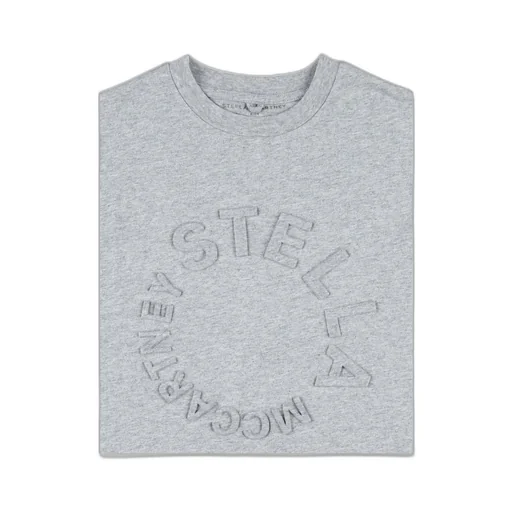 Stella Mccartney Kids Logo-Embossed Crew Neck T-Shirt