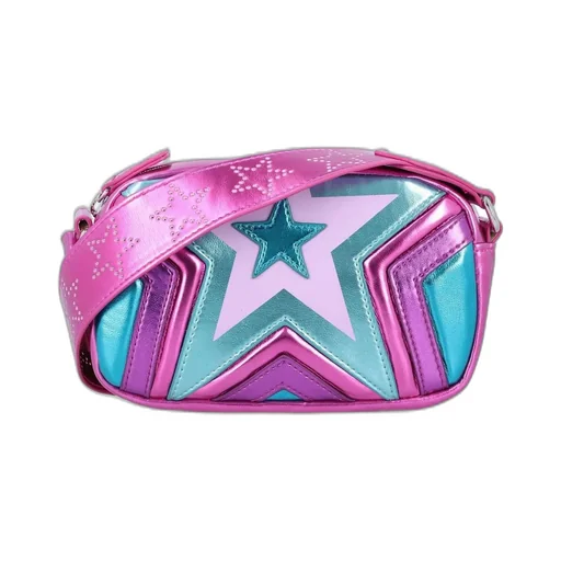 Stella Mccartney Kids Star Patch Zipped Shoulder Bag