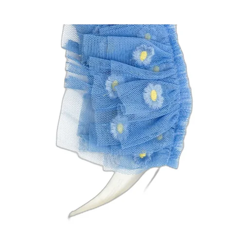 Stella Mccartney Kids Tulle Trimmed Crewneck T-Shirt