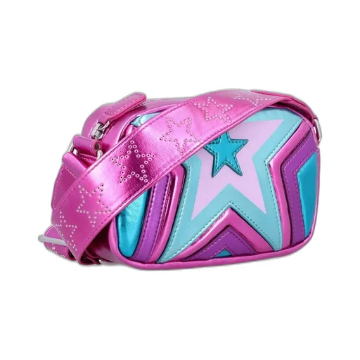 Stella Mccartney Kids Star Patch Zipped Shoulder Bag