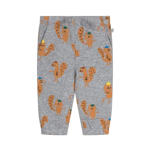 Stella Mccartney Kids Squirrel-Printed Tapered-Leg Trousers