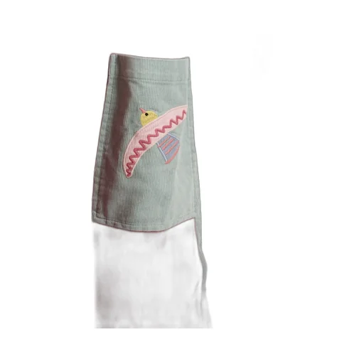 Stella Mccartney Kids Colour-Block Embroidered-Motif Crewneck Dress